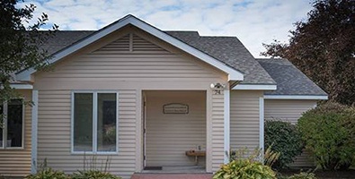 Front entrance of dental office