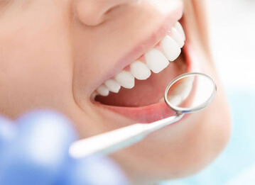 Close-up of beautiful smile