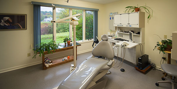 A room full of dental technology