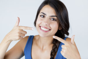 Young woman with beautiful smile